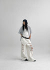 (UNISEX) Mochobi Oversized Check Short Sleeve Shirt