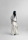(UNISEX) Mochobi Oversized Check Short Sleeve Shirt
