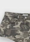Sering Camo Low-Waist Mini Skirt Pants
