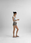 Raikun Square Cap Sleeve Short Sleeve Tee