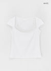 Raikun Square Cap Sleeve Short Sleeve Tee