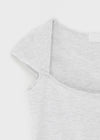 Raikun Square Cap Sleeve Short Sleeve Tee
