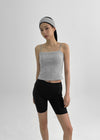 Keriji Lace Sleeveless Top (Built-in Cap)