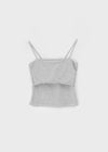Keriji Lace Sleeveless Top (Built-in Cap)