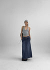 Belnoir Folding Denim Long Skirt