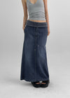 Belnoir Folding Denim Long Skirt