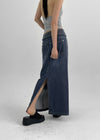 Belnoir Folding Denim Long Skirt