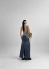 Belnoir Folding Denim Long Skirt