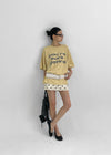 Hano Low-Waist Dot Mini Skirt Pants