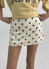 Hano Low-Waist Dot Mini Skirt Pants