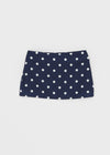 Hano Low-Waist Dot Mini Skirt Pants