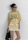 VR Loose Fit Printed Short Sleeve Tee