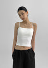 Keriji Lace Sleeveless Top (Built-in Cap)