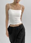 Keriji Lace Sleeveless Top (Built-in Cap)