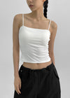 Keriji Lace Sleeveless Top (Built-in Cap)