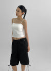 Keriji Lace Sleeveless Top (Built-in Cap)