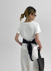 Soltya Layered Strap Halter Sleeveless Top