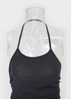 Soltya Layered Strap Halter Sleeveless Top