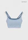 Bollet Strap Layered Cool Bra Top (with built-in cap)
