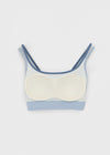 Bollet Strap Layered Cool Bra Top (with built-in cap)