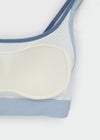 Bollet Strap Layered Cool Bra Top (with built-in cap)