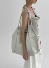 Okidu Leather Big Shoulder Bag