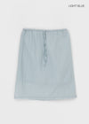 Binble Stripe Banding Midi Skirt
