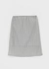 Binble Stripe Banding Midi Skirt
