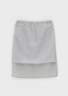 Binble Stripe Banding Midi Skirt