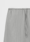Binble Stripe Banding Midi Skirt