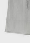 Binble Stripe Banding Midi Skirt