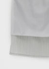 Binble Stripe Banding Midi Skirt