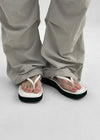 Mignon platform strap flip flop sandals