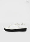 Mignon platform strap flip flop sandals
