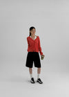 Holmeet Summer V-neck Knit Cardigan