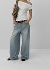 Lehevin Summer Wide Denim Pants