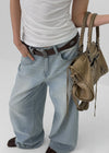 Lehevin Summer Wide Denim Pants