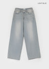 Lehevin Summer Wide Denim Pants