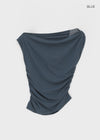 Nishon Draped Shirring Off-Shoulder Top