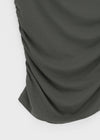 Nishon Draped Shirring Off-Shoulder Top