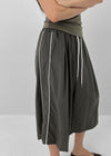 (UNISEX) Ninong Piping Line Nylon Bermuda Pants
