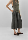 (UNISEX) Ninong Piping Line Nylon Bermuda Pants