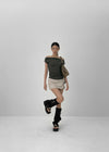 Fourseason Basic Mini Skirt Pants