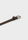 Bess Slim Leather Belt (Genuine Leather)