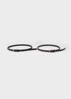 Bess Slim Leather Belt (Genuine Leather)