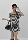 Lanki Stripe Mini Dress
