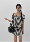 Lanki Stripe Mini Dress