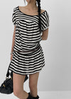Lanki Stripe Mini Dress