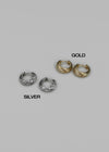 Helmion Twisted Ring Earring