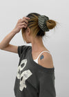 Lehens Stripe Scrunchie